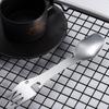 Travel Hiking Portable Multifunctional Outdoor Stainless Steel Tableware Spork Spoon Fork