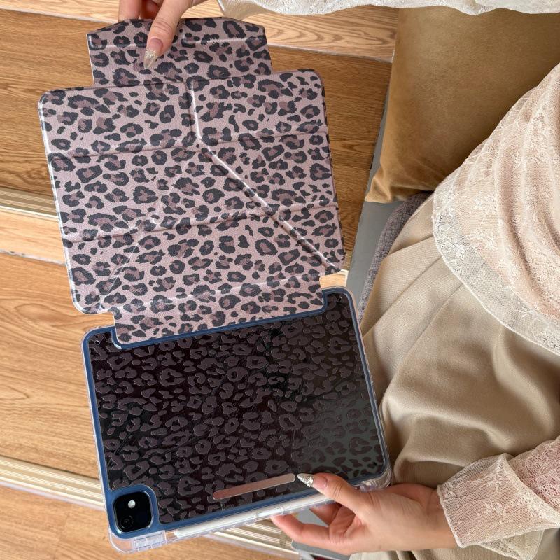 Трехцветный чехол-леопард для iPad Mini 6, Pro, Air 3