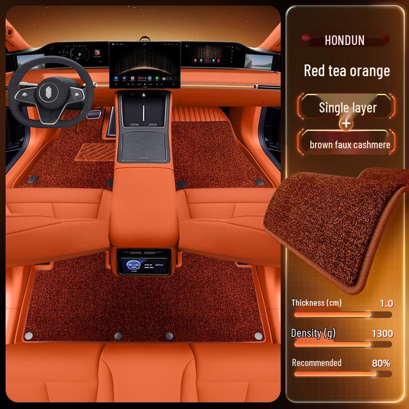 2026 Hongqi S9 ТПЭ Коврики в салон: Полный комплект ковриков в салон для пятиместного автомобиля