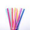 Colorful, Reusable PP Plastic Straw with Buckle - Perfect for Water or Tea Cups
