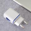 5V 2.1A EU Вилка Двойное USB Зарядное устройство Дизайн Капля Воды Дорожный Домашний Офисный Адаптер Умное Быстрое Настенное Зарядное устройство для IPhone Samsung Смартфонов Планшетов