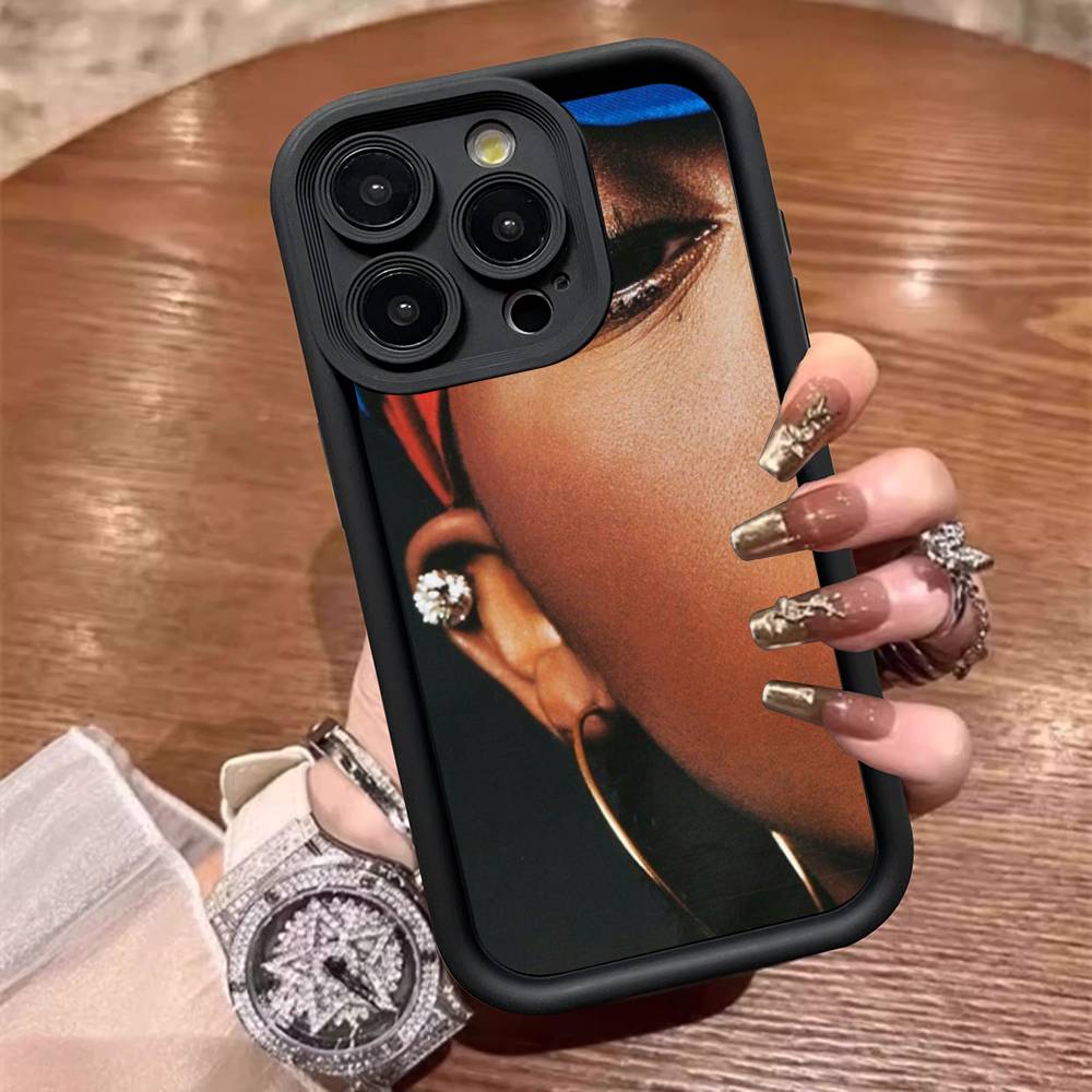 Рэперша Мисси Эллиотт Для iPhone 17 15 13 12 11 14 Pro Max X XR XS 16 Plus Ударопрочная Конфетная Задняя Крышка
