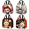 Cartoon Handbag Oxford Cloth Waterproof and Durable Tote Built In Aluminum Foil Insulation