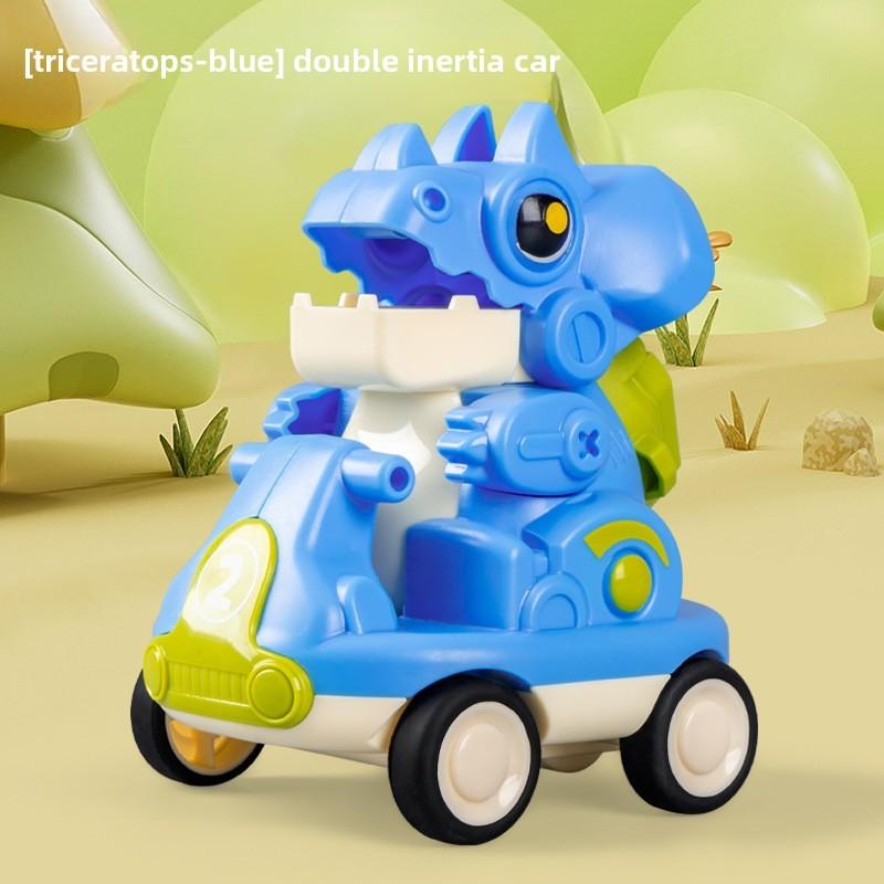 Push Toy Kids With Dinosaur Animal Designs For Cognitive Skills Entertainment