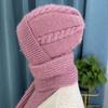 Neck Warmer Beanie Hat Scarf Thickened Scarf Set Hooded Fashion Ear Protection Hat  Cycling