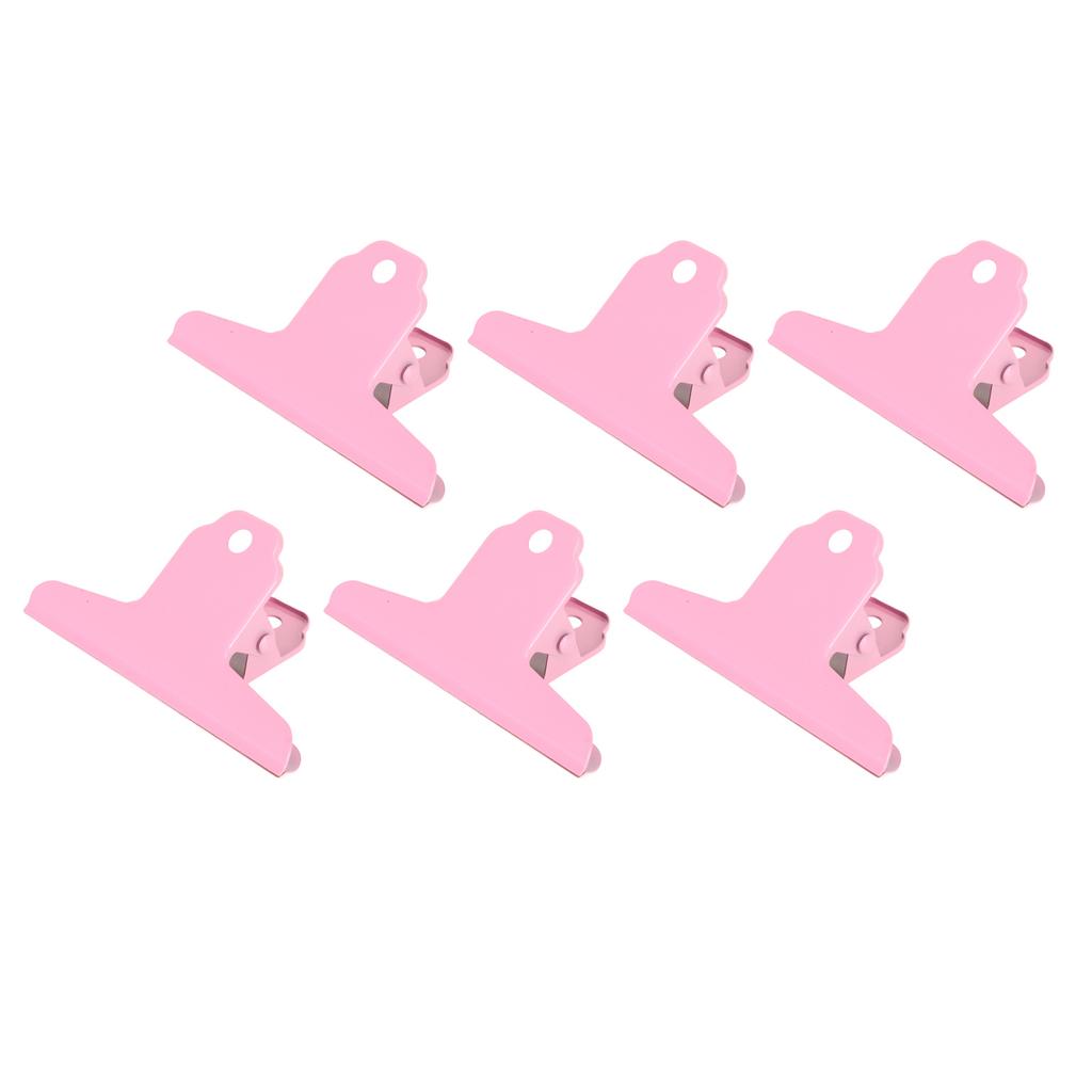 10pcs Metal Clip Iron Large Clip Strong Clamping Force Paper Clips for School Tickets Photos