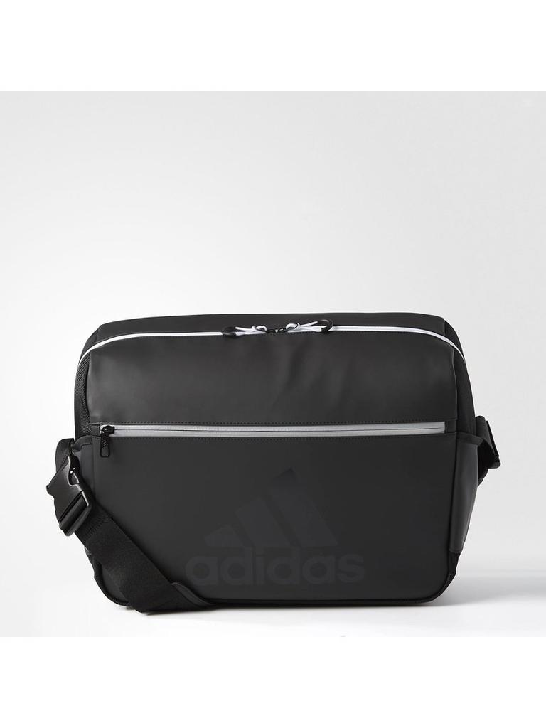 Сумка на плечо Adidas Performance из эмали, большая, DUD42, Черный/Черный