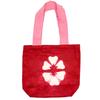 Tote Bag Cotton Tie-Dye 38x42x12cm Maroon Floral