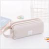 Simple Stationery Box Storage Bag Pencil Case Multi-function Large Capacity Double-Layer