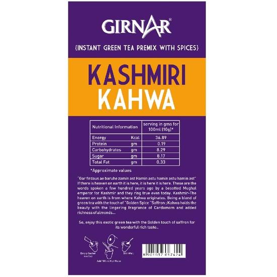 Girnar Instant Premix Кашмирский имбирь, Instant Kahwa (5 пакетиков), 50 грамм