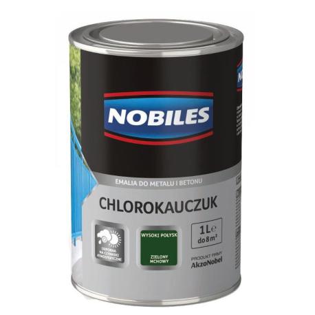 Nobiles Chlorined Rubber Enamel Green Moss 6005 0.9L - 5Emch.Zme1.0