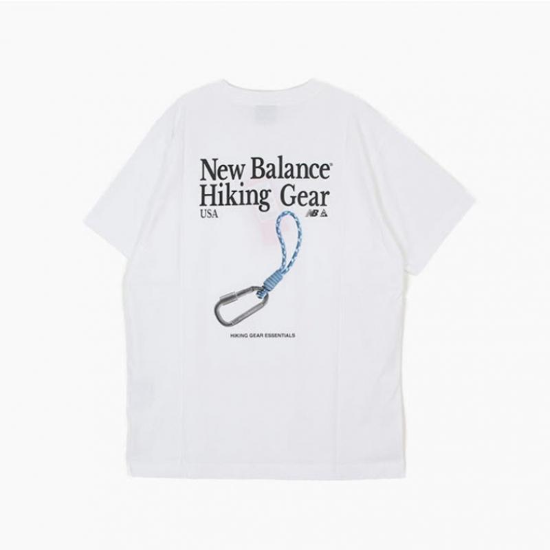 New Balance Half Club Uni Carabiner Graphic Overfit Nbnefco283 10 Short Sleeve Tee