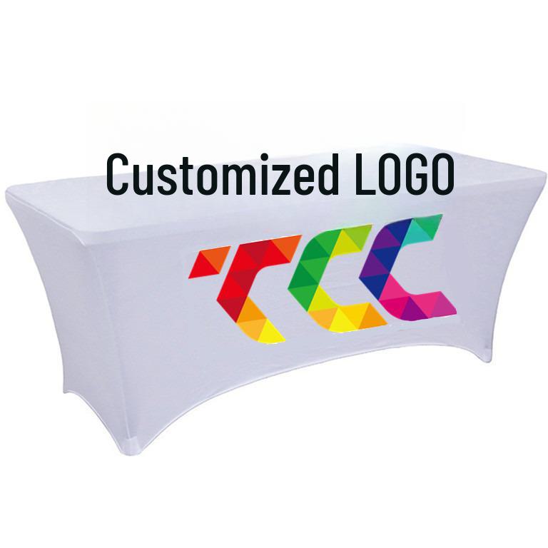 Премиальная однотонная эластичная скатерть с защитой от морщин для свадеб, вечеринок, конференций, выставок