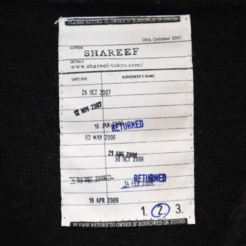 SHAREEF Толстовка с длинным рукавом из шерстяной смеси 2 серии Черный Мужская Б/У