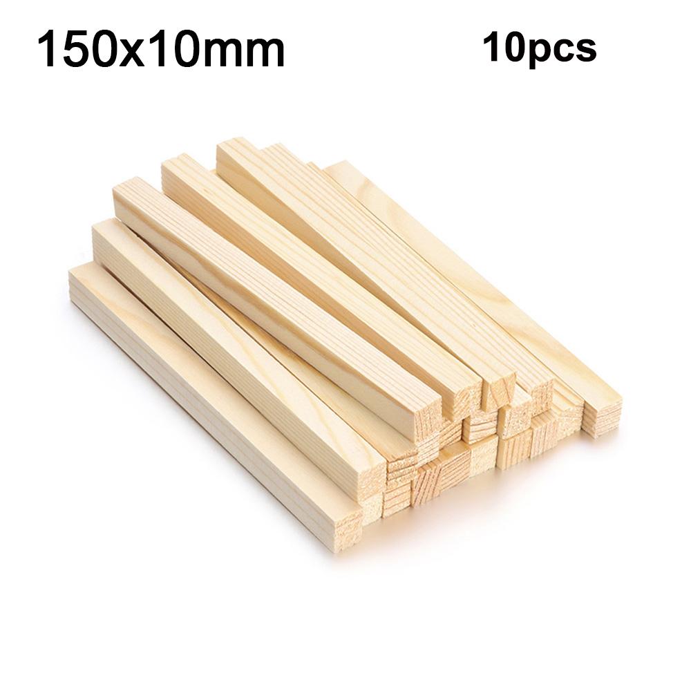 10/50Pcs Pine Round Wooden Rods Counting Sticks Educational Toys Durable Dowel For Building Model Woodworking DIY Crafts Tools