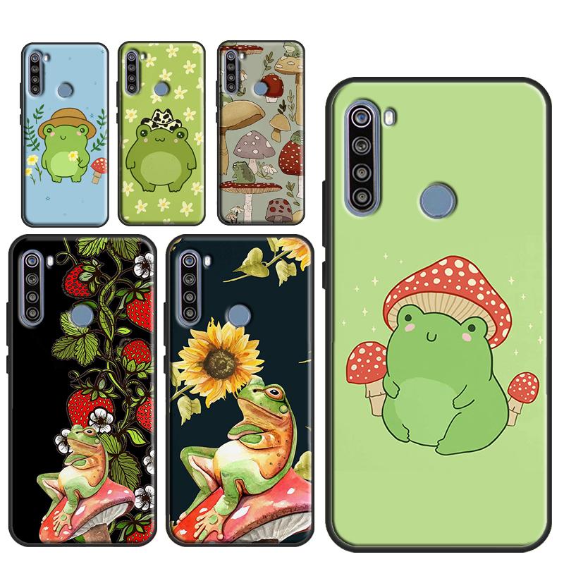 Кейс Cottagecore Лягушка Гриб Эстетика Для Redmi Note 11 10 8 9 Pro Note 10S 9S 11S Fundas Для Redmi 10 9 9T 9C 9A Чехол