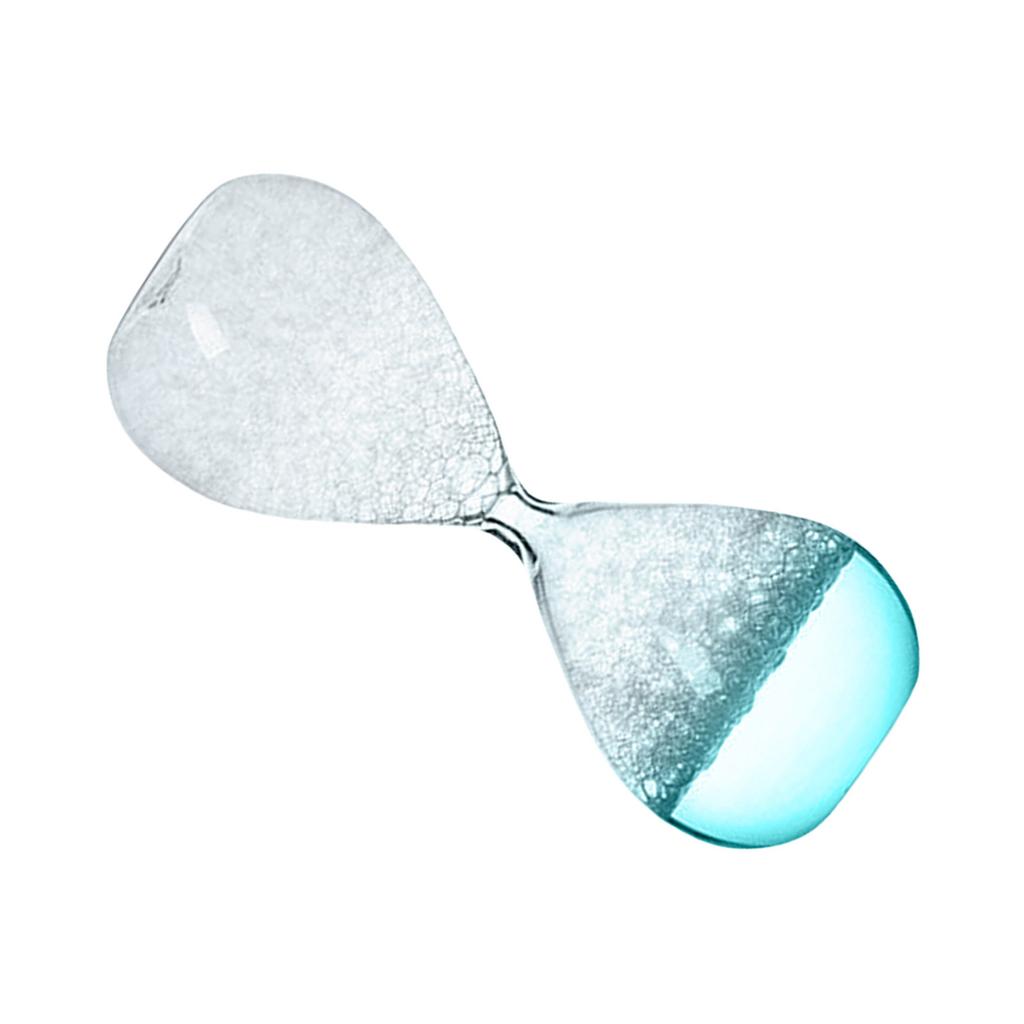 Элегантные стеклянные песочные часы с перетекающими пузырьками, светящиеся в темноте, декоративный таймер для гостиной