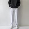 Деловая мужская одежда Y2K, черные, белые, прямые брюки с высокой талией, спортивные штаны, повседневные мешковатые модные костюмы на шнурке, брюки Harajuku, роскошные для женщин