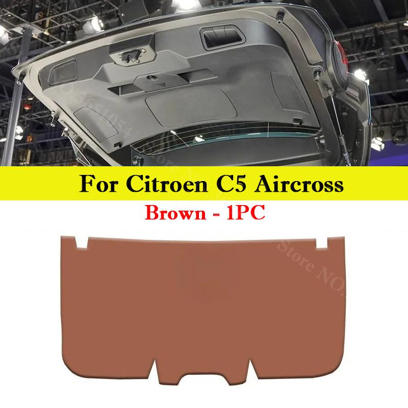 Для Citroen C5 Aircross Автомобильная Дверь Багажника Противоударная Накладка Задняя Дверь Багажника Защита от Царапин Коврик Защитный Коврик Багажника Аксессуары для Декора Салона