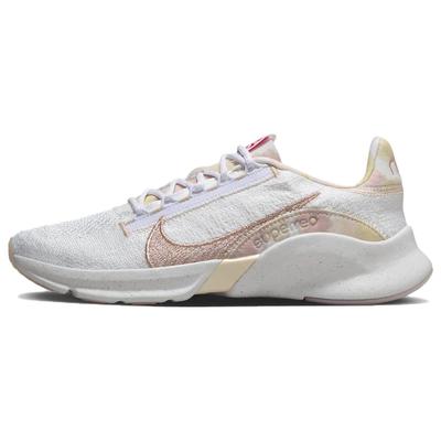 Superrep Go 3 Next Nature Flyknit Премиальные Нескользящие Прочные Низкие Тренировочные Кроссовки Женские кроссовки Розовый FN6585-100