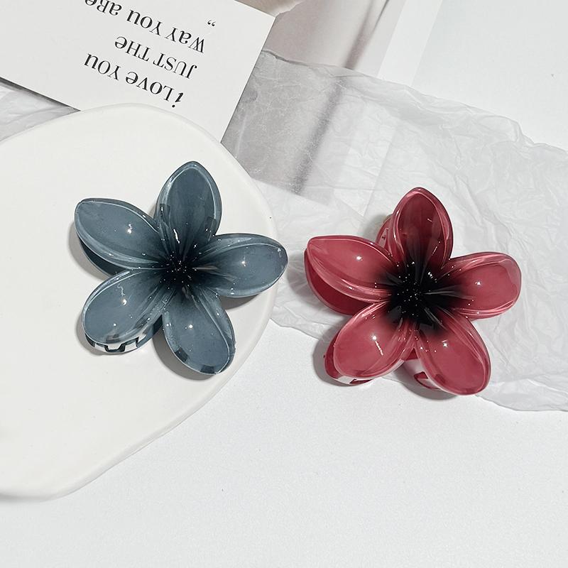 Fashion Vintage Hair Clip Bohemian Beach Vacation Flower Hair Claw for Women Floral Girl Hair Accessories