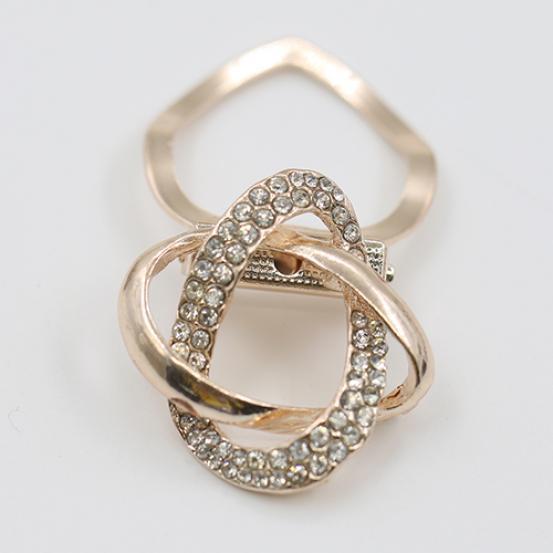 Позолоченный хрустальный шелковый шарф зажим пряжка держатель шпагат брошь булавки ювелирные изделия подарок