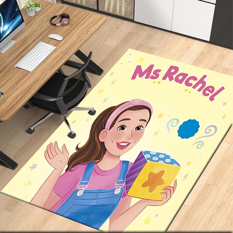 Ms. Rachel Printed Carpet, for Office Chair Living Room Bedroom Kitchen Room Decor Gifts.