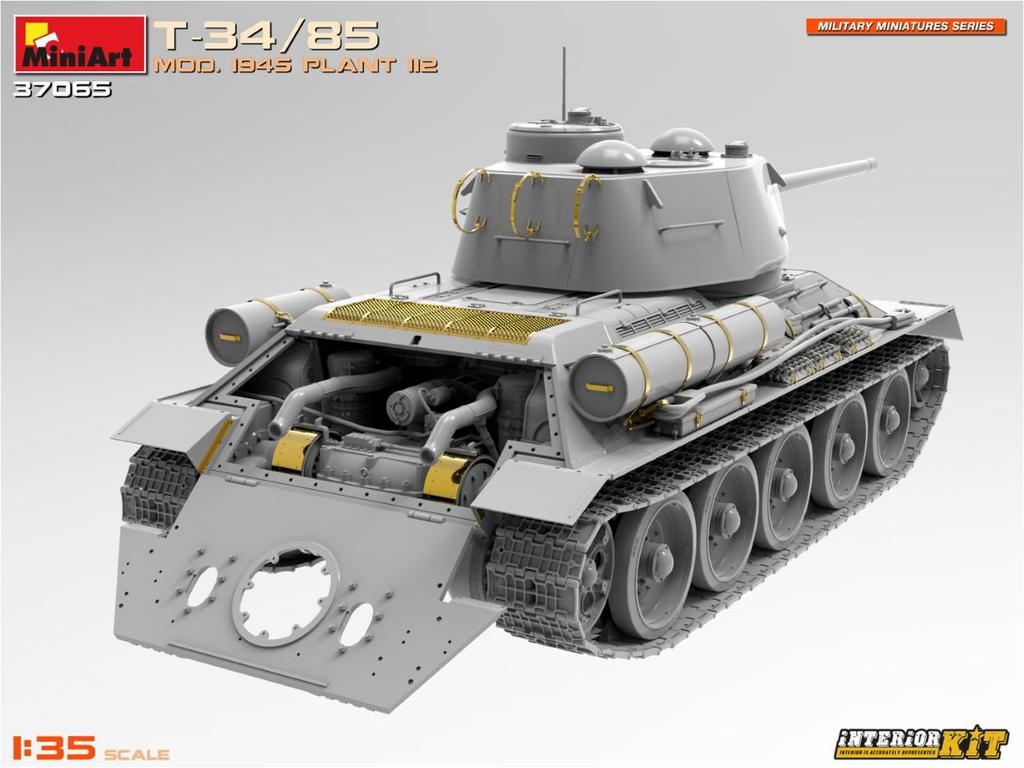 Miniart 1945 112th Factory Interior Kit Plastic Model MA37065 1/35 T-34-85