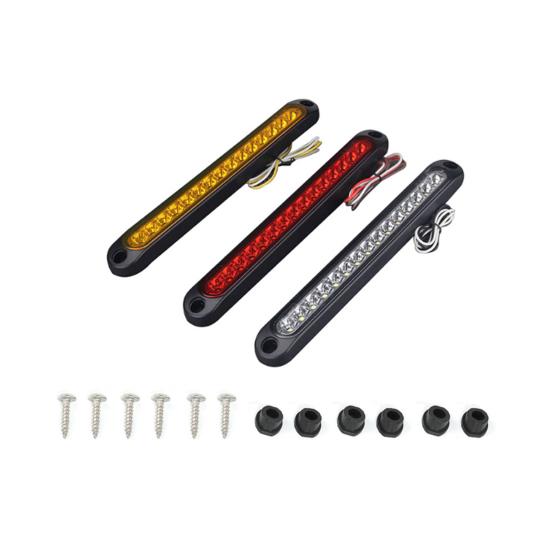 10-30 В 15 светодиодов водонепроницаемый указатель поворота для прицепа грузовика полоса заднего фонаря