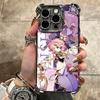 Аниме Чехол для телефона с покрытием Genshin Impact Для Iphone 16 17 Pro Max Air 16E 14 15 Plus 12 13 Mini Противоударный Чехол с Airbag