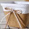 Paper Rope Braided Fresh Flowers Pot Woven Small Potted Grass Planter Decorative Basket Indoor Flower Pots Cover Plant Container