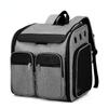 Cat Carrier Bags Breathable Holes Foldable Pet Travel  Backpack For Cats And Small Dogs Double Door