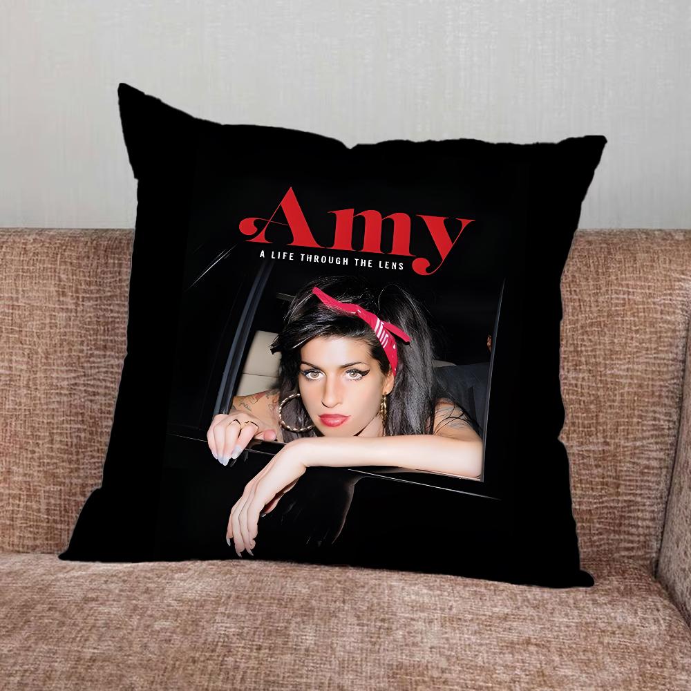 Наволочка для подушки с изображением певицы Amy W-Winehouse Для дома Спальни Автомобиля Офиса Декора Гостиной Подушки на диван Подходящая