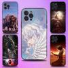 Чехол для телефона Griffith B-BerserkS для iPhone 16,15,14,13,12,11 Plus,Pro Max,XS,X,XR,SE,Mini,8,7, Мягкий силиконовый черный чехол
