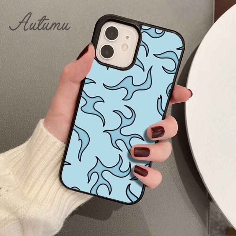 Чехол для телефона Flames для iPhone 11 12 13 14 Pro Max mini X XR XS SE 2020 5 6S 7 8 Plus Samsung Galaxy S21 S22 Чехол-оболочка