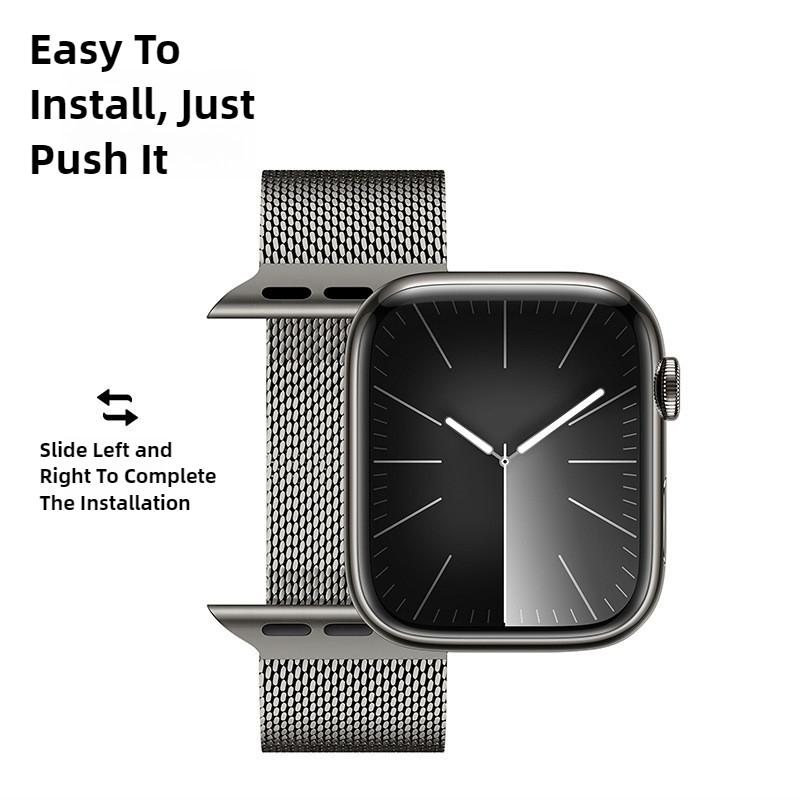Магнитный ремешок для Apple Watch Band Ultra 49 мм 46 мм 42 мм Миланский браслет iWatch Series 10/11 9 8 7 6 5 4 SE/3 45/44/41/40 мм