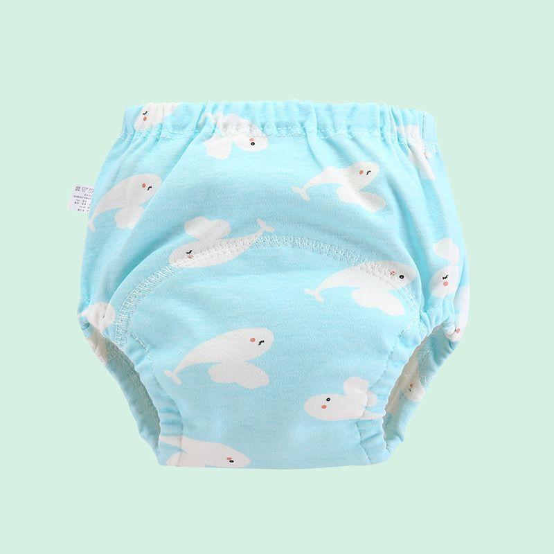 Baby Cotton Gauze Diapers Washable Training Pants Reusable Infant Nappy Cloth Diaper 6layers