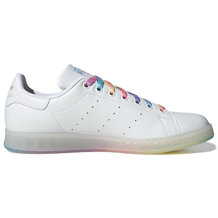 adidas Originals Stan Smith Повседневные Нескользящие Прочные Низкие Кроссовки Унисекс Белые GW9680
