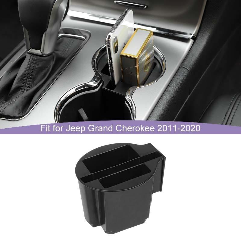 Подходит для Jeep Grand Cherokee 2011-2020 Органайзер-контейнер для хранения в подстаканнике Аксессуары для организации и порядка