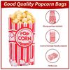 10pcs Paper Popcorn Bags Snack Food Packaging Container Wedding Birthday Party Popcorn Machine Accessories Supplies Movie Nights