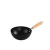 Multi-Use Mini Iron Wok: Non-Stick, Induction & Gas Compatible Flat Bottom Pan for Home & Outdoor Cooking