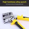 Hole Card Metal Stud Crimper Aluminum Zinc Zinc Alloy Punch Plier Multifunctional Puncher  Punching Machine