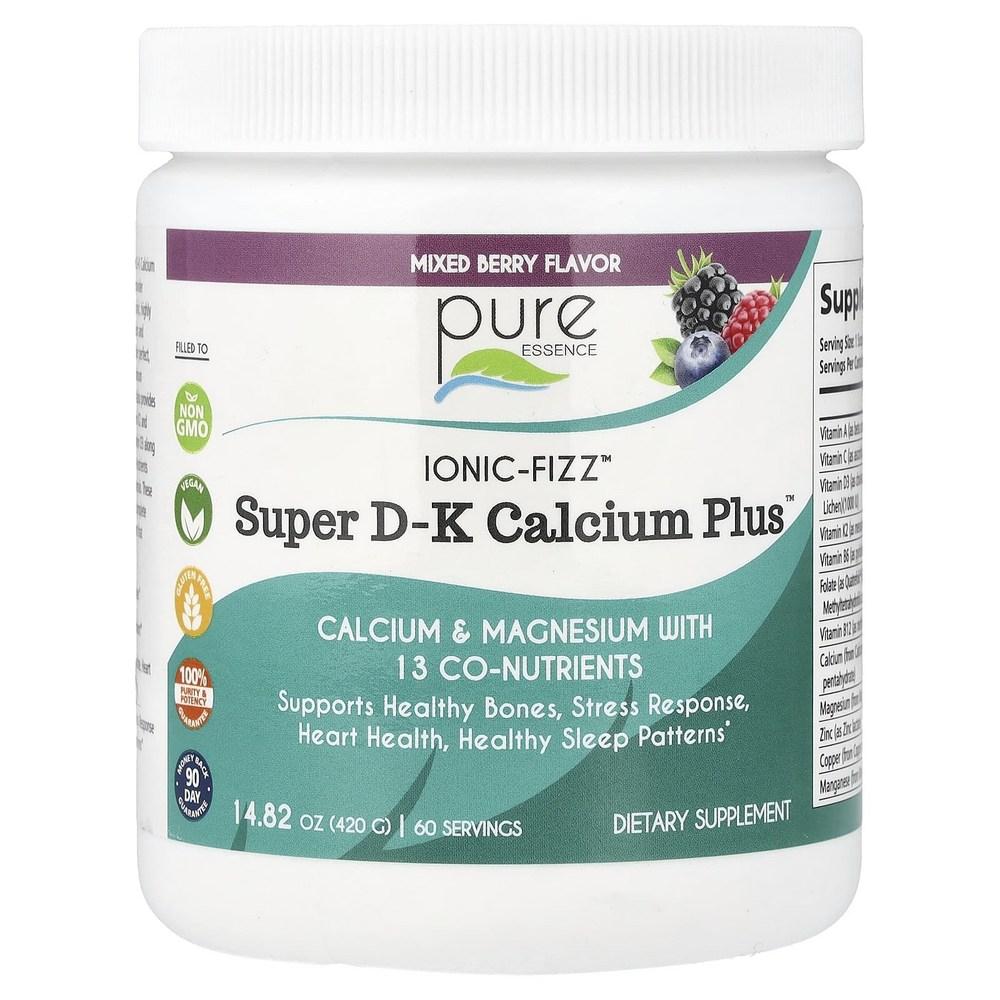 Pure Essence Ionic-Fizz Super D-K Calcium Plus Mixed Berry 420g 2 pcs