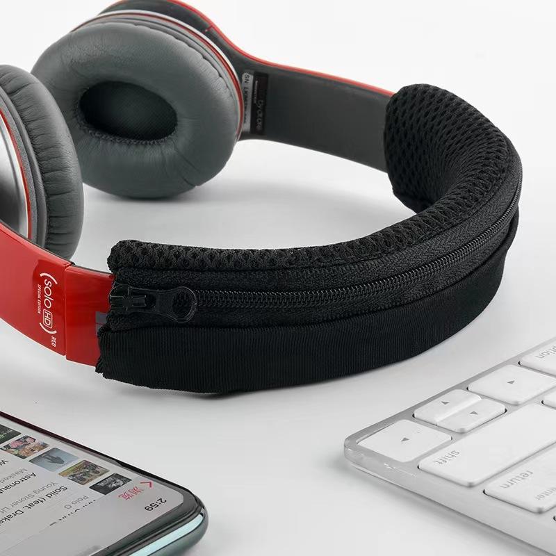 Headband Cover Suitable For Anker Soundcore Life Q10 Q10BT Q20 Q20BT Q30 Q35BT Headphone Head Beam Breathable Mesh Cloth Zipper
