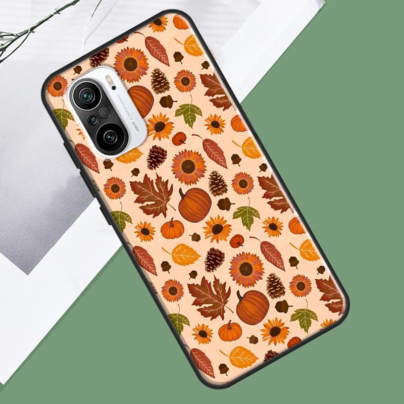Autumn Pumpkins For POCO X5 X3 F5 Pro F4 X4 GT M5s C40 F3 Phone Case For Xiaomi 12T 11T Pro 12 13 Lite 12X