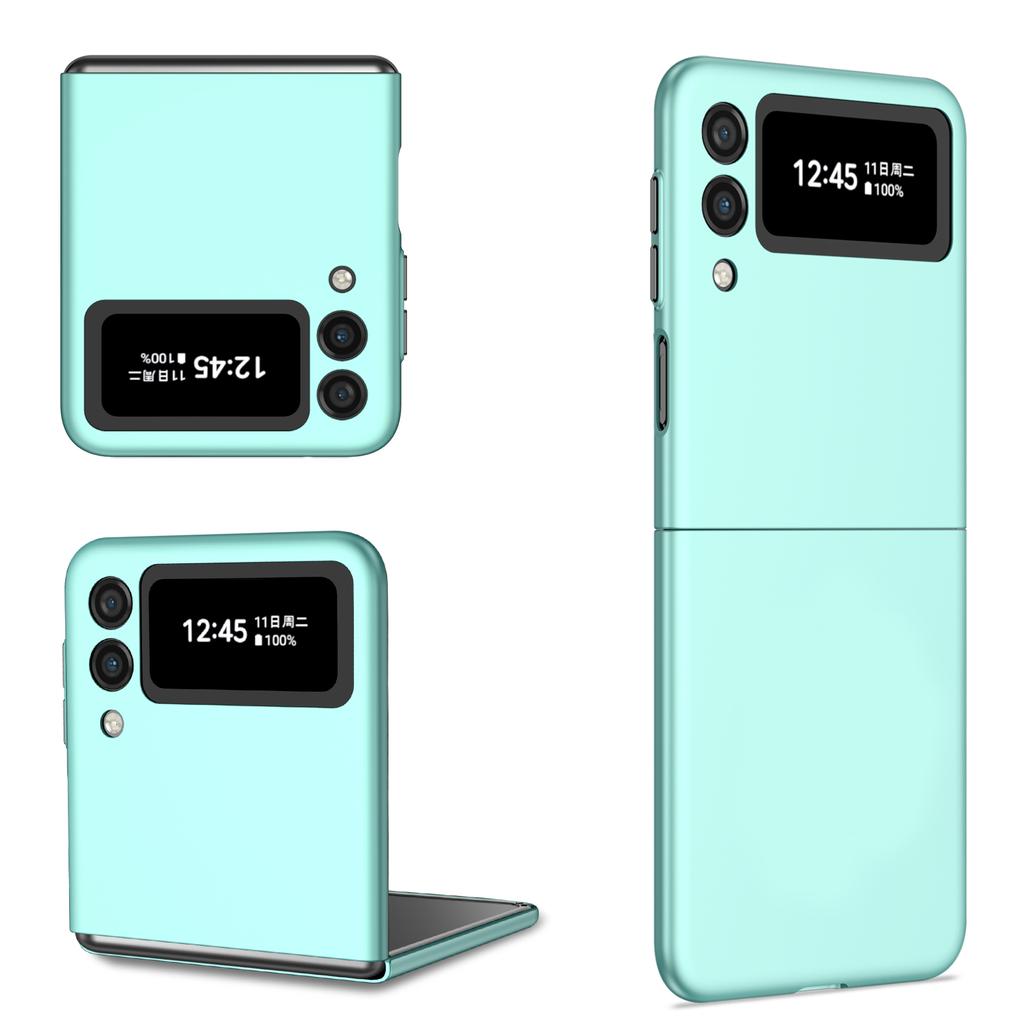Роскошный тонкий складной чехол для телефона из ПК для Samsung Galaxy Z Flip 3 4 5G Flip4 Flip3 Flip5 Flip6 Flip 5 6 2 1 с защитой от отпечатков пальцев