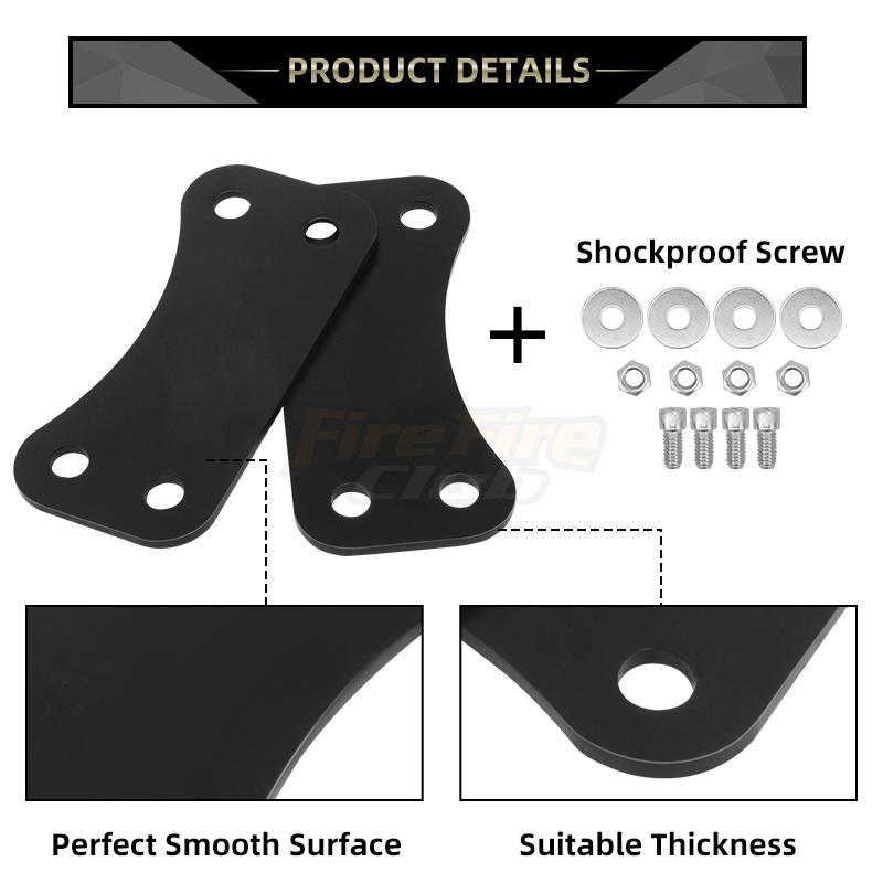 Аксессуары для мотоциклов Переднее крыло Подъемные кронштейны для 21-дюймового колеса для Harley Touring Road King