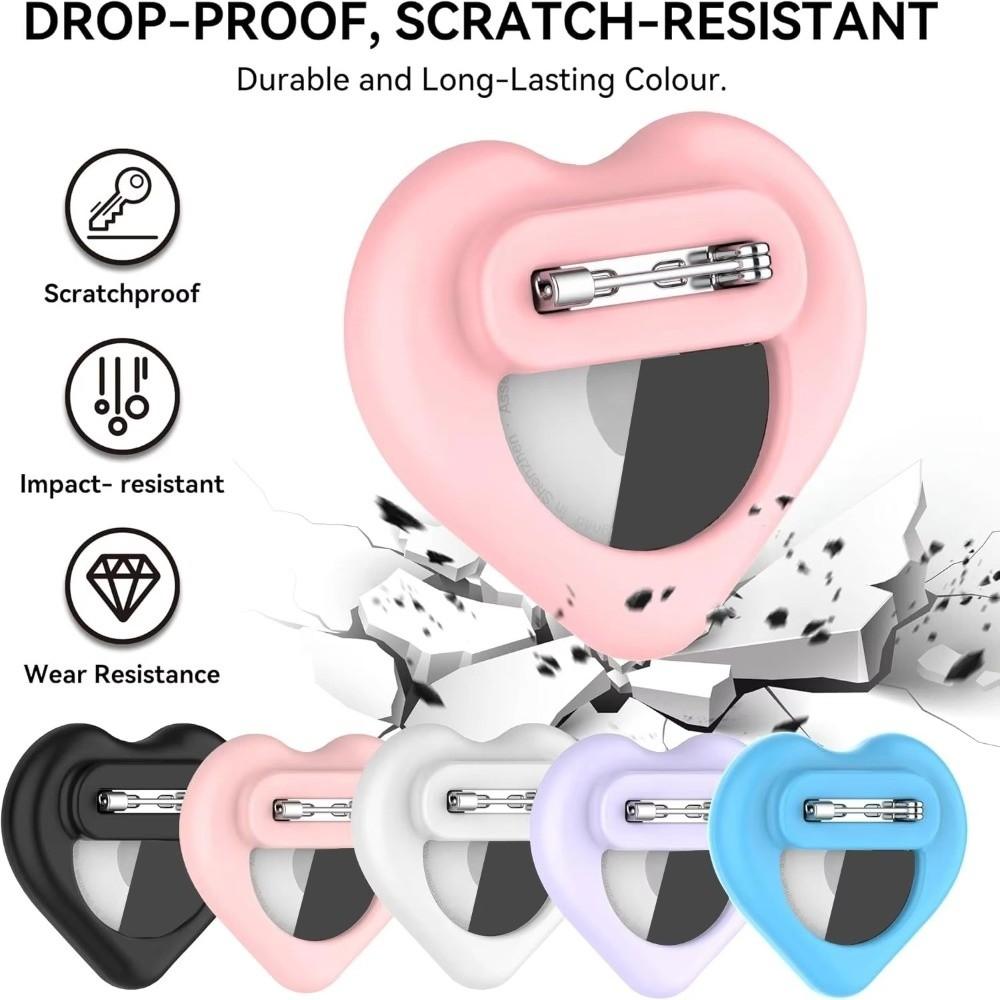 Heart-shaped Protective Cover Tracker Protective Cover Shell For Kids Elderly Clothing