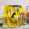 M&M's Flannel Blanket, High quality Comfortable for All Seasons, Home Decor, Warmth and Comfort