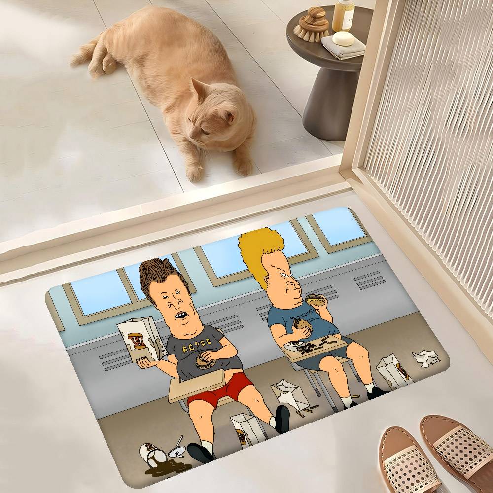 B-Бивис и Батт-Хед Кухонный коврик Детская комната Спальня Украшение Балкон Противоскользящий придверный коврик Гостиная Альфомбра